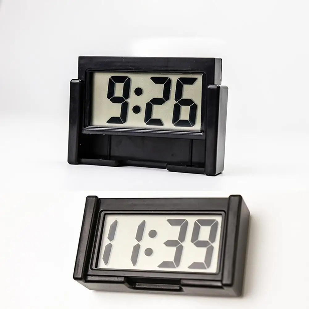 Mini Car Clock Car Truck Dashboard Practical Self Adhesive New Electronic Digital Holder Vehicle car clock