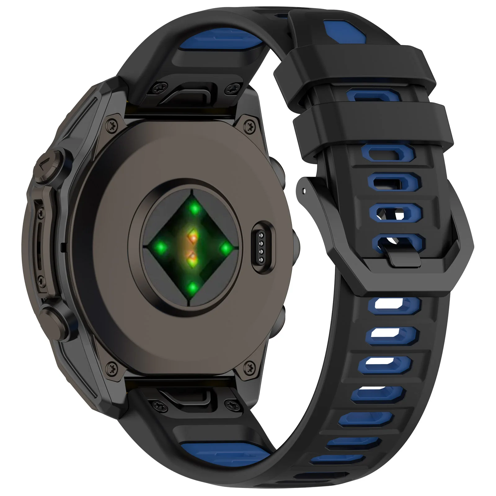 Enhanced Silicone Watch Band - QuickFit 26mm/22mm in Multiple Colors