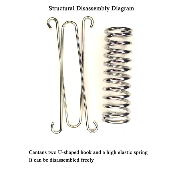 4Db Árnyalatú Vitorla Rugó Csat Napellenző Rögzített Horog Sátor Kötél Szélálló Rozsdamentes Acél Feszítő A Kültéri Kempinghez - Image 3