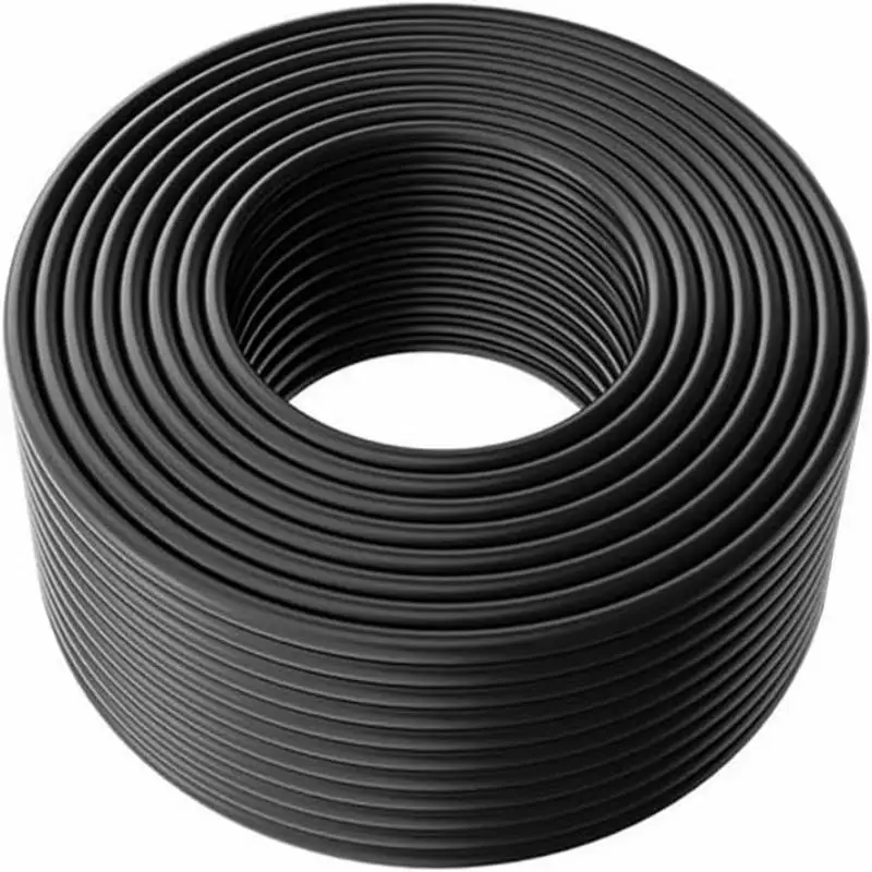 PowMr 6mm&sup2; Black Solar PV Cable 100m Solar wire IP68 Extension for System Photovoltaic System Panel DE USA Stock