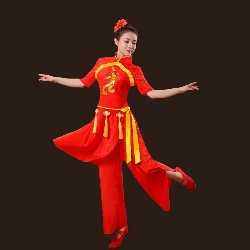 Classic Dragon Costume Folk Dance Drum Opening Dance Costume Drum Team Performance Adult Celebration Chinese Loong