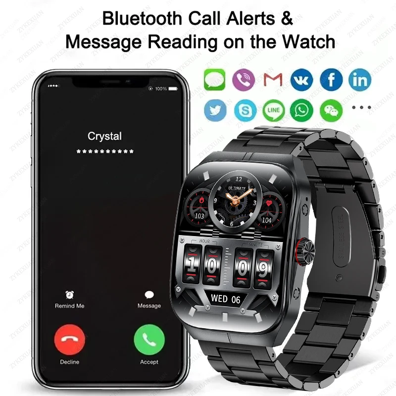 2025 New For HUAWEI OPPO Watch 4 Pro Sports Smart Watches Men GPS Track Waterproof Bluetooth Call NFC Smart Bracelet For Women 2