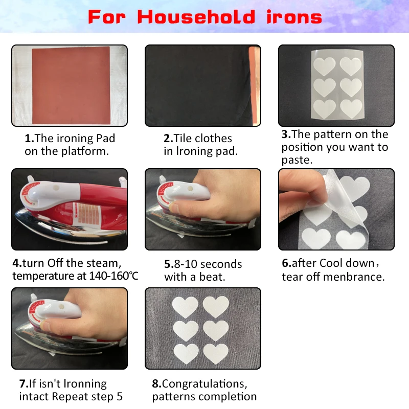 Silver Reflective Animal Design Thermal Patches - DIY Iron-On Transfers