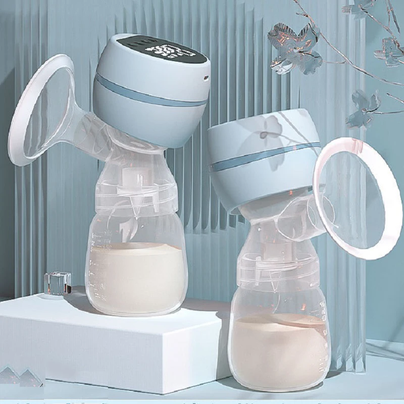 180ML Portable Smart Electric Breast Pump for Nursing Moms Double High Suction with Quiet Design Pain-Free Massage Rechargeable