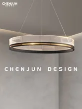 

Italian Affordable Luxury Style Living Room Chandelier Bedroom Dining Room Nordic Hall Main Lamps Sim Modern Art Ring Lighting