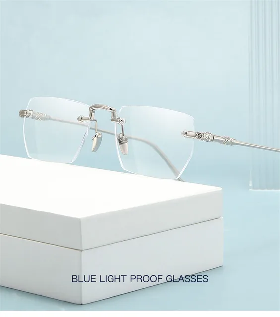 Occhiali da lettura per computer senza montatura Montatura per