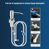 Stainless Steel Soap Dispenser Extension Tube Kit Kitchen Sink Liquid Soap Dispenser Bathroom Lotion Detergent Hand Press Pumps 5