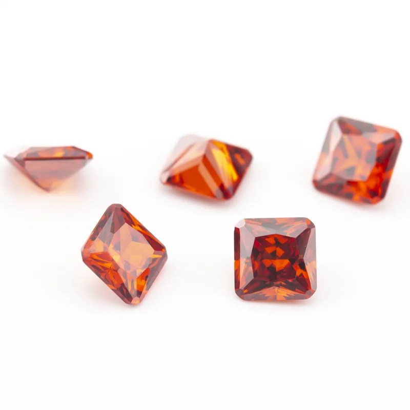 5A Kubische Zirkonia-Steine Quadratische Oktagon-Form 3x3mm bis 10x10mm Verschiedene Farben Synthetischer Edelstein für Schmuckherstellung – Detail 3