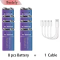 8 PCS Batteries