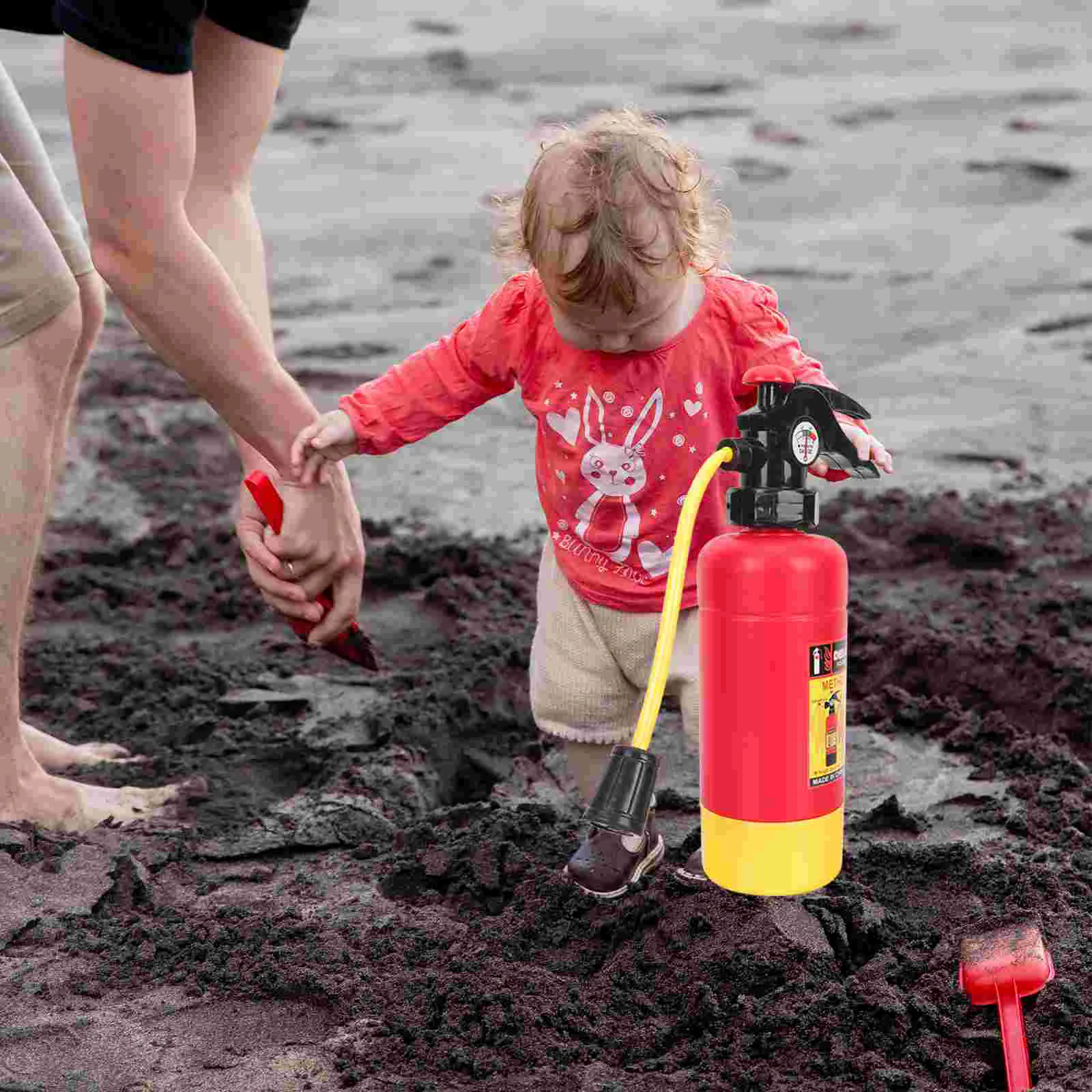 Fire Extinguisher Water Squirt Toys Mini Realistic Firefighter Fun Outdoor Summer Toy Boys Girls