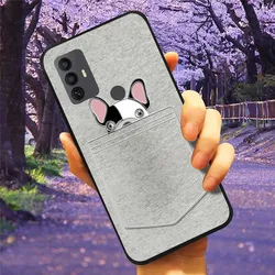 3D Embossed Silicone Soft Phone Cover with Cute Design for TCL 30E (1)