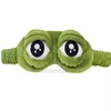 3D Sad Frog Sleep Mask Natural Sleeping Eyeshade Cover Shade Eye Patch Women Men Portable Blindfold Travel Eyepatch Xmas GIft 5