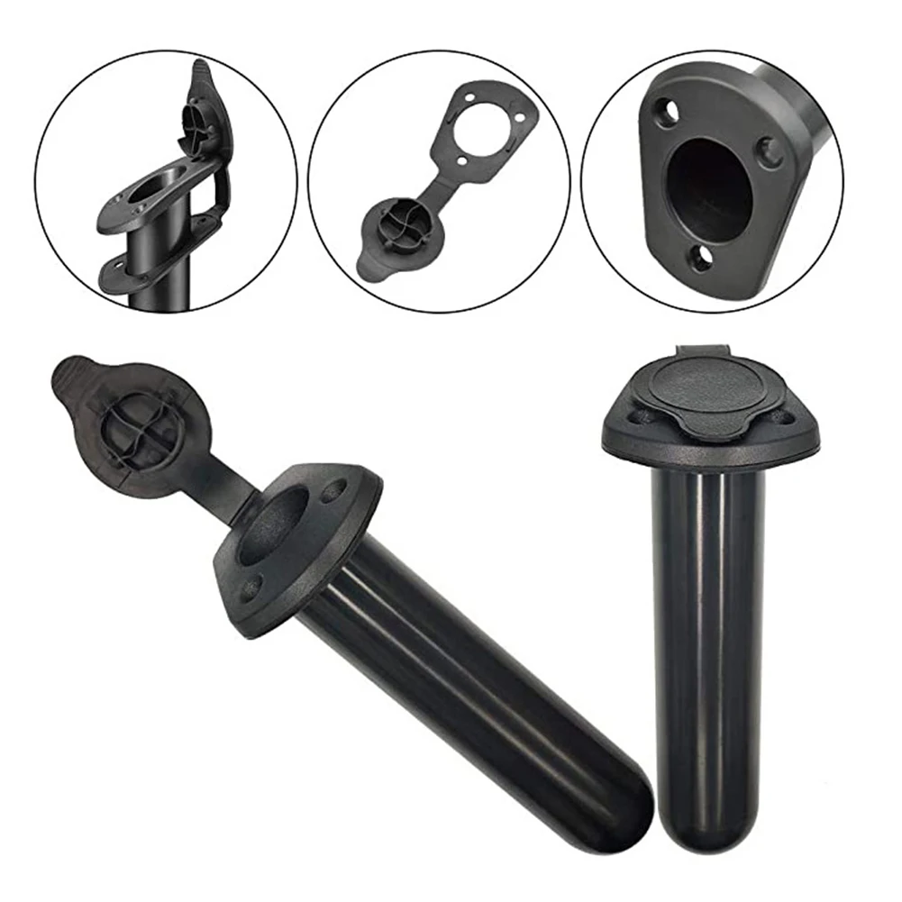 2Pcs Embedded Fishing Brackets Nylon Kayak Rod Holder Portable Flush Mount  Fishing Rod Holder for Kayak Boat