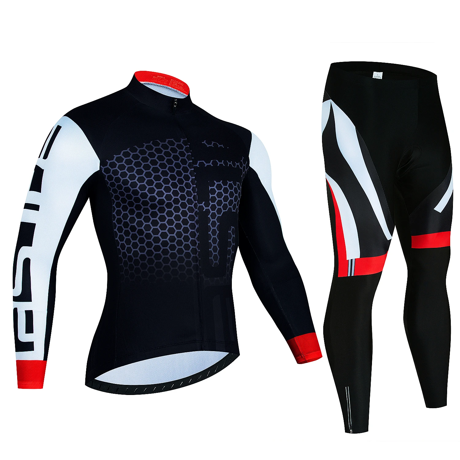 New Cycling jersey Sets 2024 Men's Cycling Clothing Summer Long Sleeve MTB Bike Suit Bicycle Bike Clothes Ropa Ciclismo Hombre 3