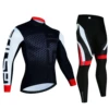 New Cycling jersey Sets 2024 Men's Cycling Clothing Summer Long Sleeve MTB Bike Suit Bicycle Bike Clothes Ropa Ciclismo Hombre 3