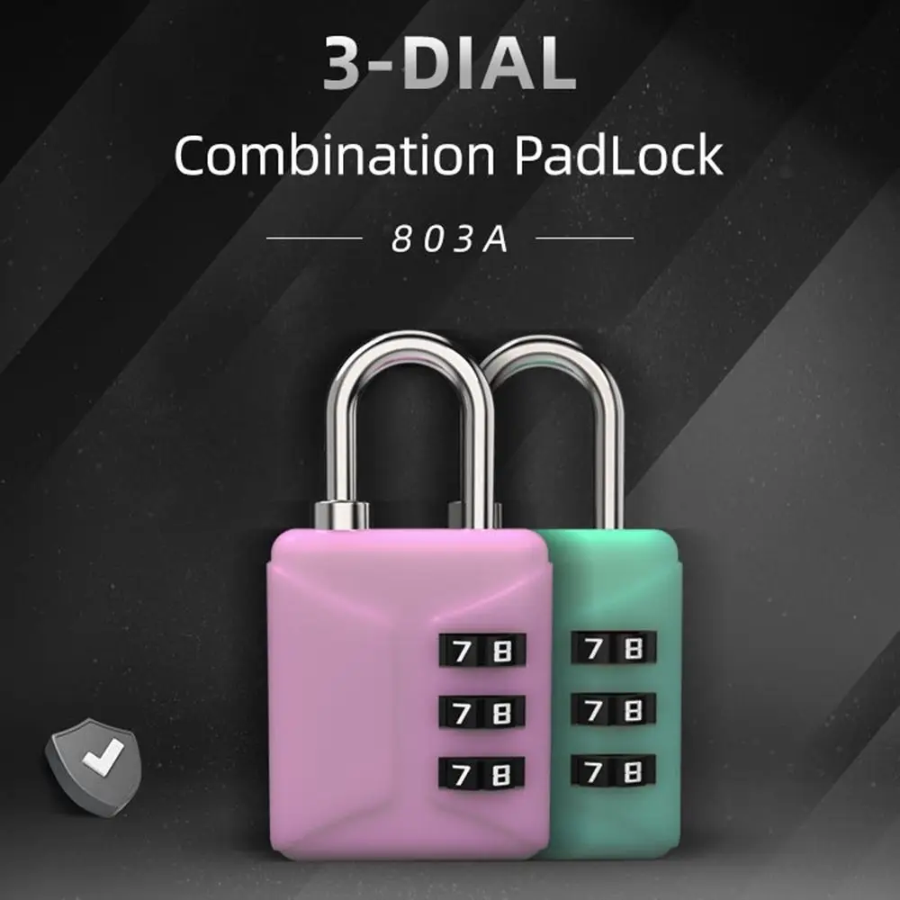 Portable Anti-Theft Combination Lock for Luggage and Backpacks