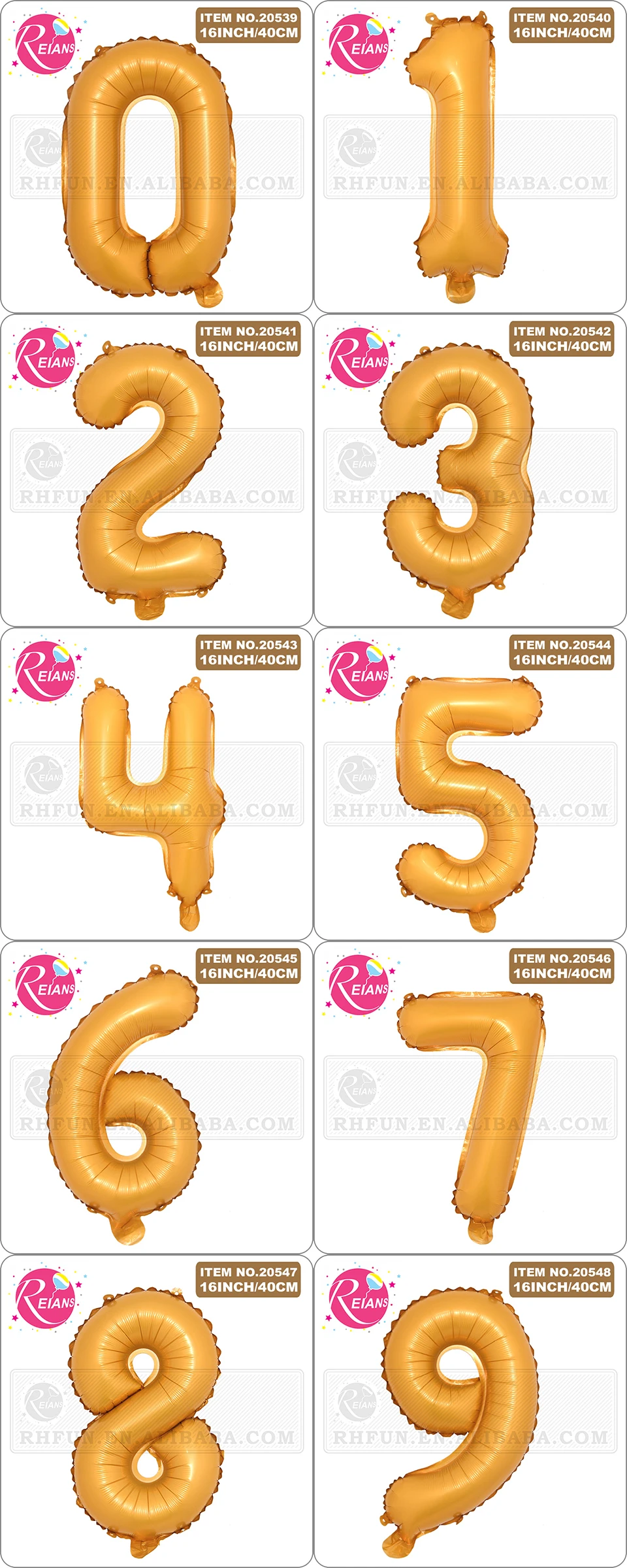 Description Picture 4 of item16 inch Orange Letter Number Alphabet Foil Balloons Birthday Party Wedding Decoration event & party supplies birthday balloons