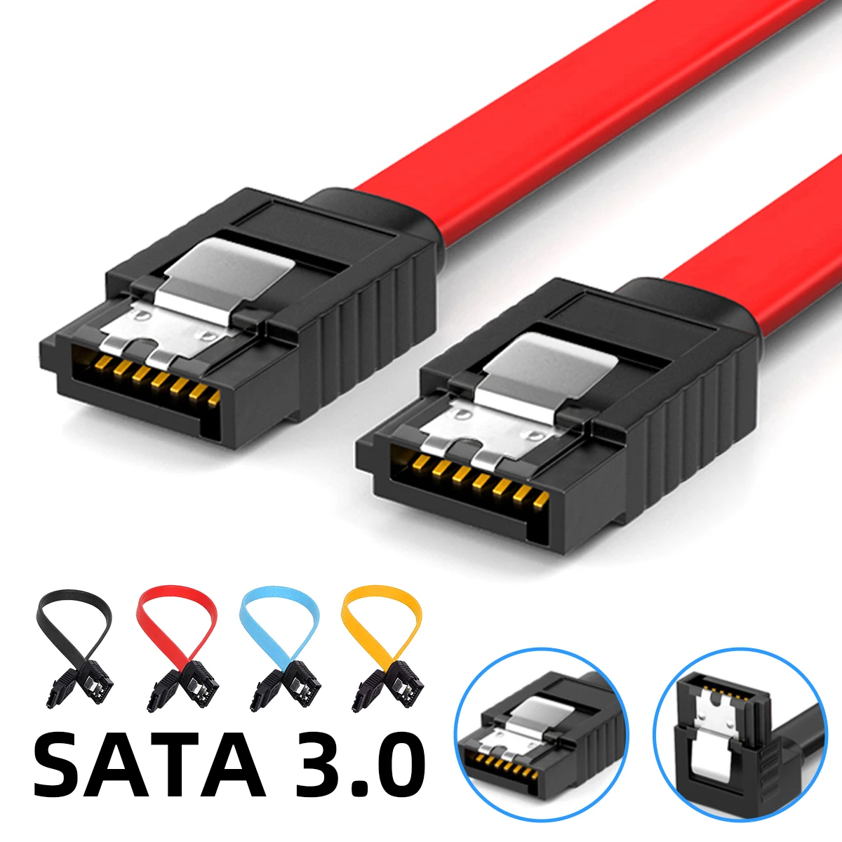 Sata Cables Hard Drive, Elbow Sata 3.0 Cable, Sata 3 6gb Cable