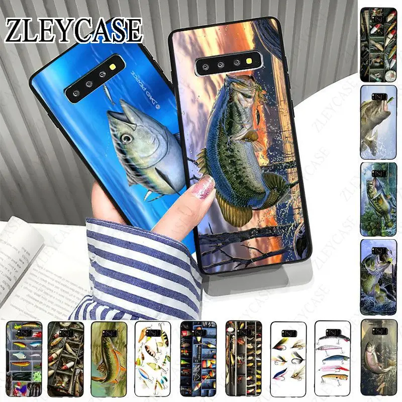Fishing Lake Tackle Box Fishing South Blue Fish Per Samsung Galaxy Note9 Note10 Note20Ultra S23 S21Fe S22Plus S24Ultra Custodie