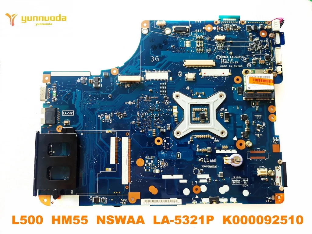 원래 도시바 L500 노트북 마더 보드 L500 HM55 NSWAA LA-5321P K000092510 테스트 좋은 무료 배송