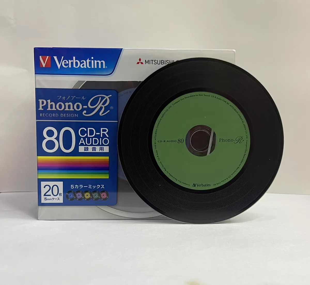 오리지널 브랜드 신상 음악 CD-R, 80 오디오 CD 컴팩트 디스크, 실제 사운드 녹음 가능, 1 개