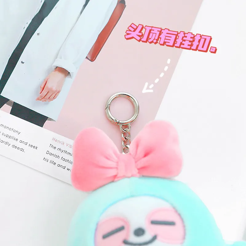 Kawaii ITZY Girl Group Plush Surrounding Yeji Lia Ryujin Chaeryeong Yuna Cartoon Cute Doll Pendant Bag Ornament Birthday Present images - 6