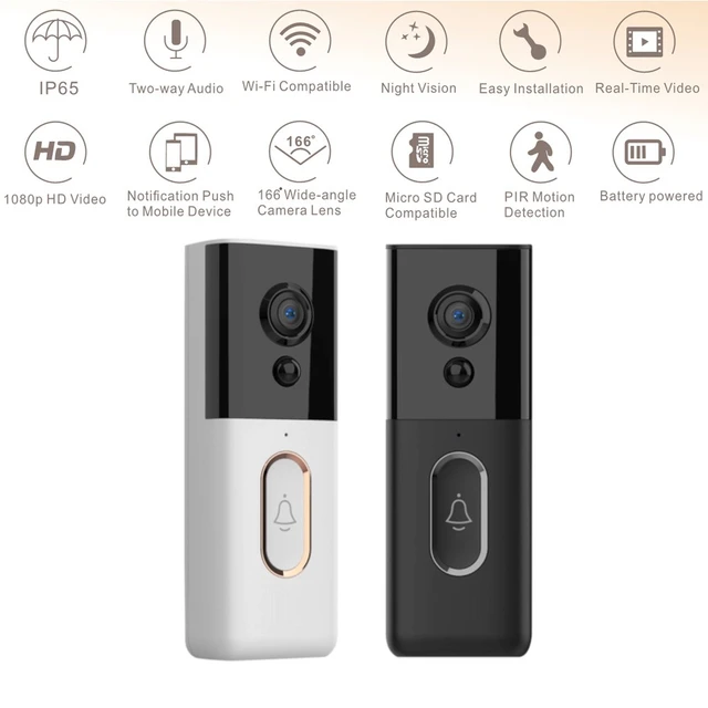 Ring Wired Doorbell Pro Smart WiFi Video Doorbell Satin Nickel B086Q54K53 -  Best Buy