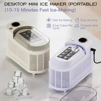 Petite machine à glaçons Mini pratique maison dortoir bureau Camping Portable glace automatique boîte de fabrication de glace machine à glace 110 V/220 V 3