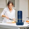 For Ultrasonic Fruit Vegetable Washing Machine Capsule Wireless Food Cleaner Suitable Outdoor Picnic Fruit Food Purifier 5