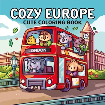 Cozy Europe Coloring Book 1