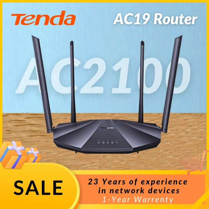 Tenda-AC19-AC2100-Wi-Fi-Router-Dual-Band-Gigabit-Speed-Up-to-2100-Mbps ...