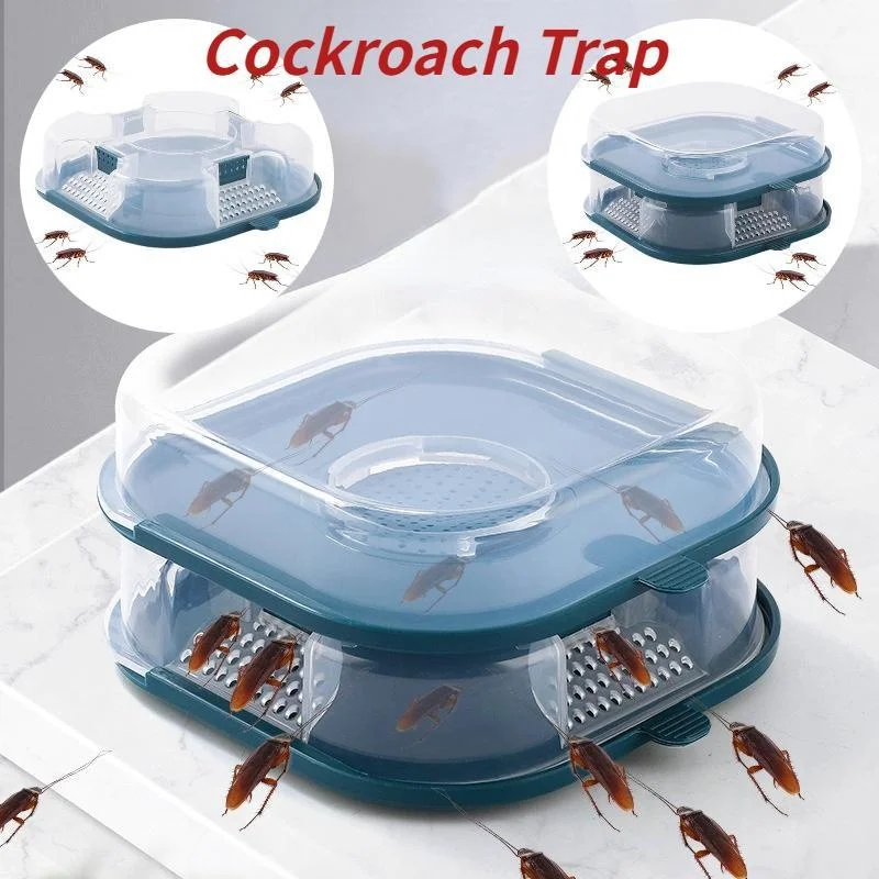 해충퇴치용품  Cockroach Trap Non-Toxic Reusable House Cockroach Repellent Bait Pest Control Eco-Friendly Cockroach for Kitchen and Toilet 