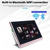 NEW 7 inch Android 11  wall music amplifier audio System 8 x 30W 2 Zone Android 11 wifi 7 inch Touch Screen Wall Amplifier 5