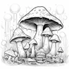 Fantastical Fungi Exploration Coloring book For Adults And Teens Featuring 20 Page For Holiday Birthday Party Kill Time Graffiti 5