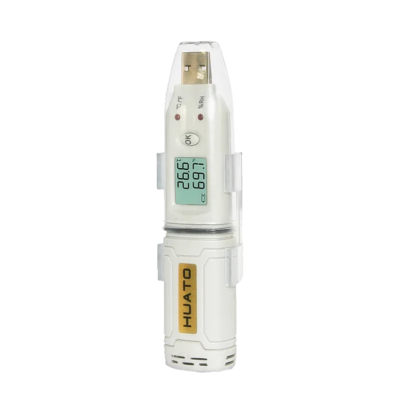 

0.3C acuracy usb datalogger temperature manufacturer HUATO HE174