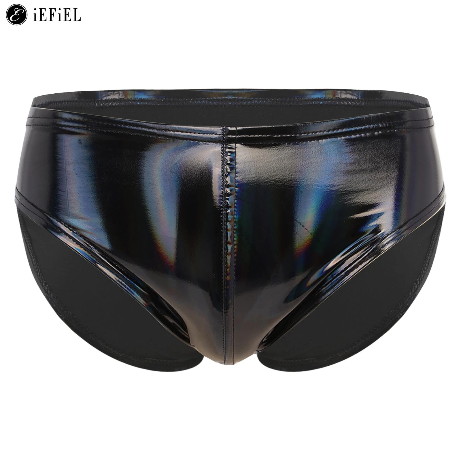 Leather Bikini Briefs Underwear Men's Patent Leather Bikini Mens