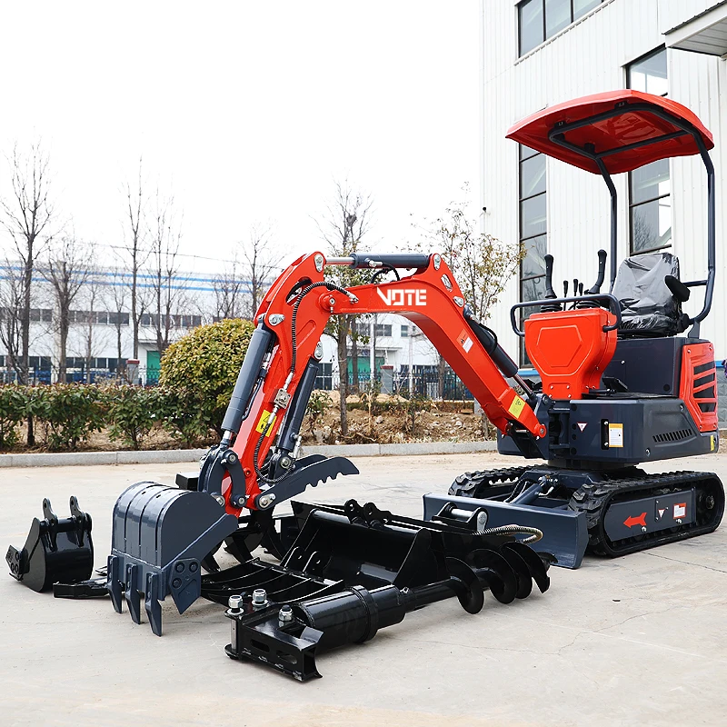 Agriculture-Hydraulic-1-2-Ton-Mini-Excavator-EPA-Euro5-Crawle-1800KG ...