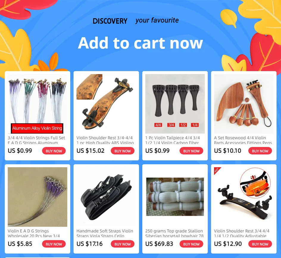 New Quality Thomastik Dominant 135B 135 Medium Violin Strings 4/4 Strings Full Set G D A E Strings