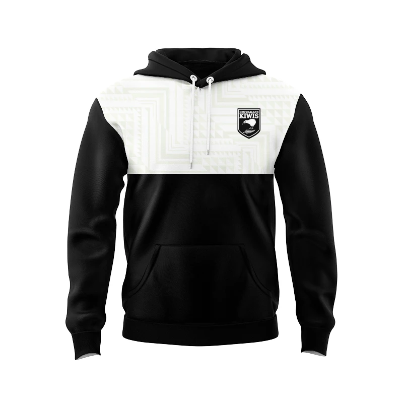 Western Suburban Magpie Rugby Jacket New/Retro High Quality Hoodie