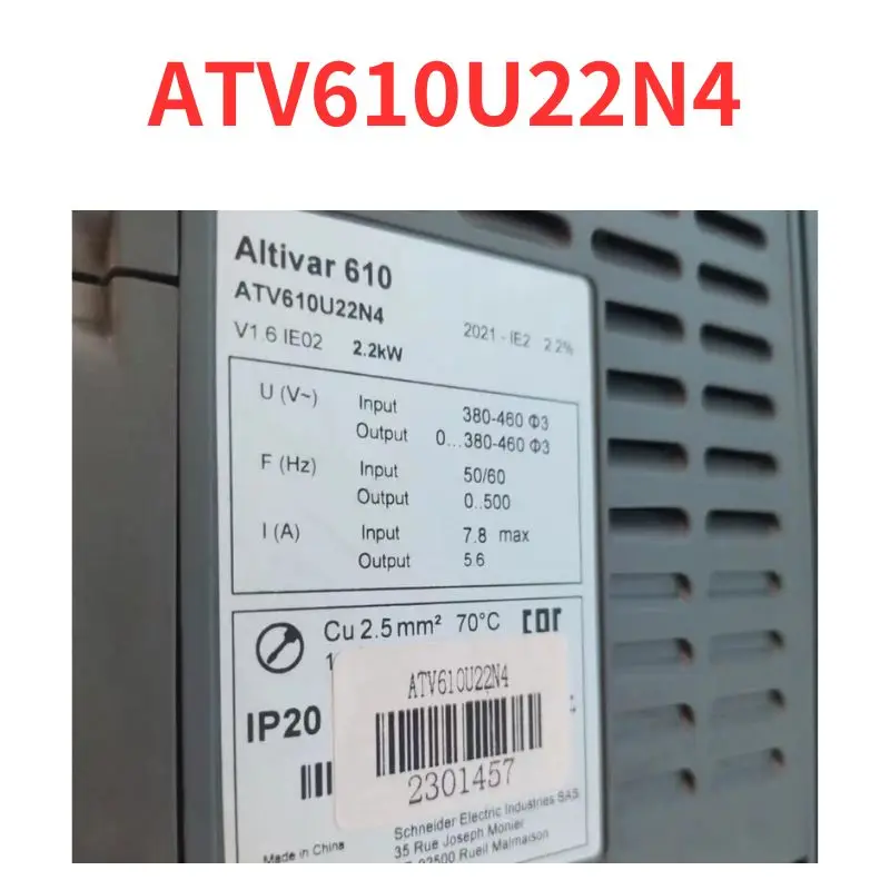 

90% новый тестированный преобразователь частоты ATV610U22N4