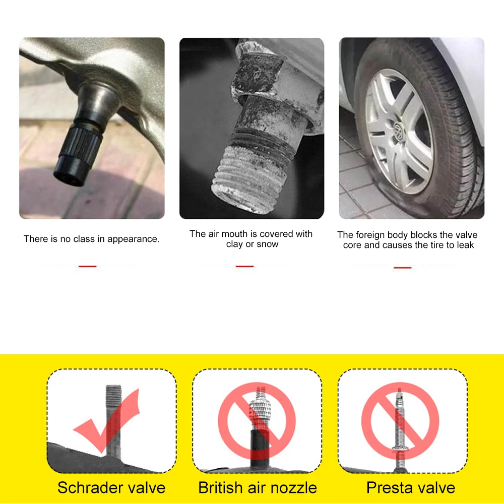 Premium Corrosion-Resistant Tire Valve Caps with O-Ring Seal (4-Pack)