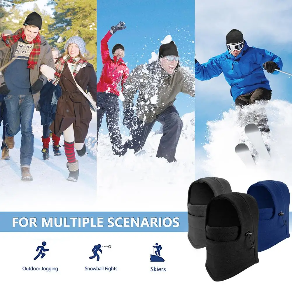 

Winter Hat Fleece Full Face Cap Balaclava Neck Men Hood Snow Warmer Men Windproof Cap Women Winter Ski Ski Sports F5r3