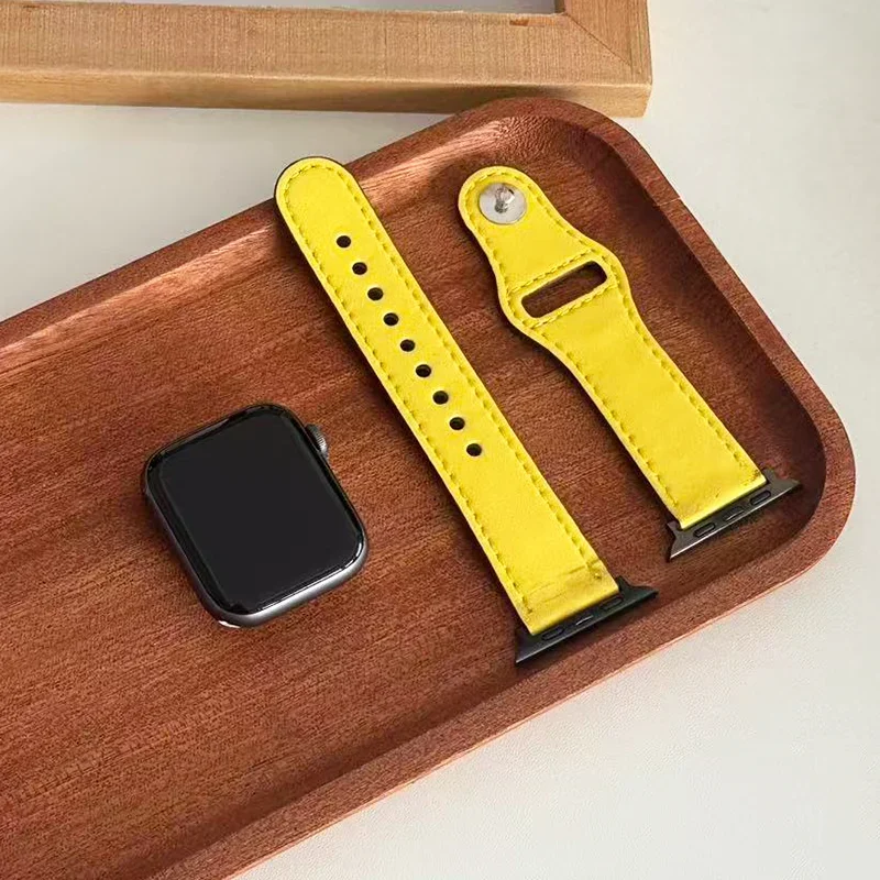 Premium Leather Strap for Smart Watches - Universal Fit Sport Bracelet