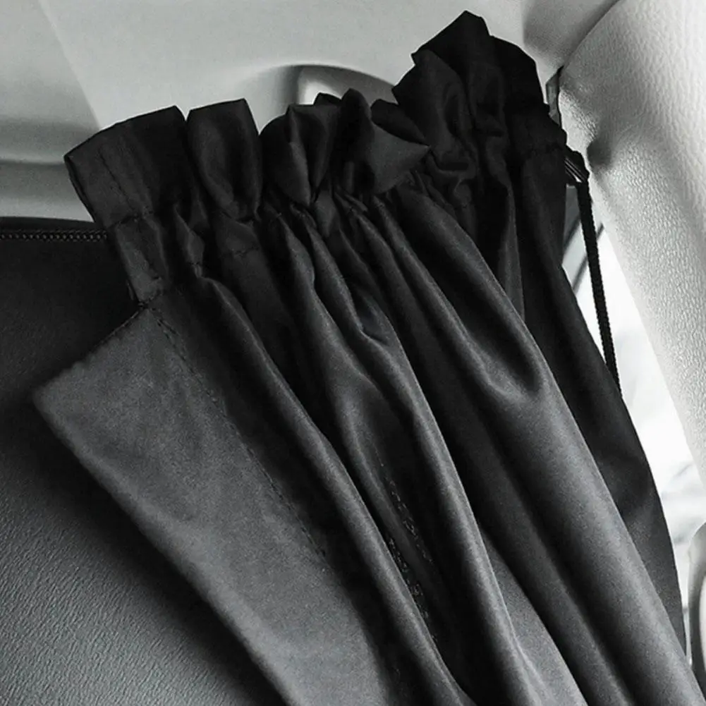 2pcs/set Shade Privacy Curtain Taxi Car Isolation Curtain Accessories Commercial Interior Car Curtain Partit J3y9