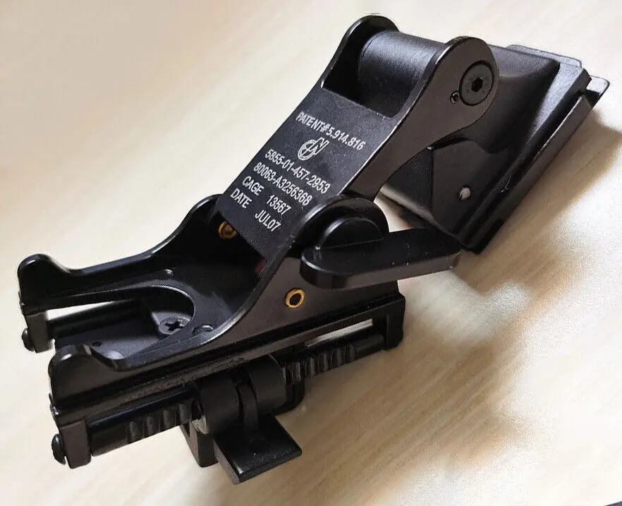 Tactical Helmet NVG Metal Mount Bracket for PVS31 Binocular Night Vision Goggles
