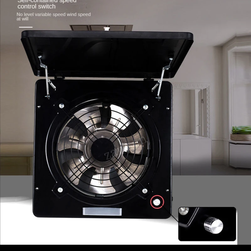 

10inch Air Ventilator For Home Kitchen Metal Pipe Ventilation Exhaust Fan Extractor Bathroom Toilet Wall Fan Duct Fan