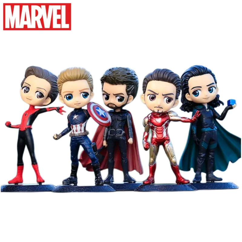 

Marvel, Avengers, Captain America, Iron Man, Spider-Man, Thor, Loki, Hand Office Aberdeen Q Version Cute Kawaii Character Model