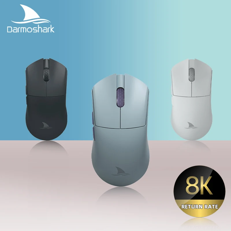 Игровая мышь Darmoshark M3PRO 4K 8K Esports, Беспроводная Bluetooth 26KDPI PAM3395 TTC, эргономичная оптическая мышь для компьютера, ноутбука, ПК