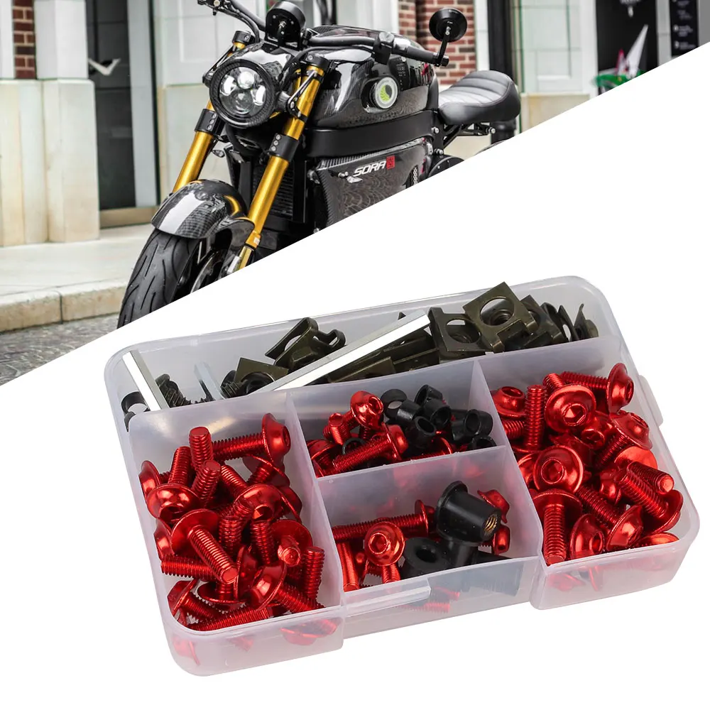 

Крепежные зажимы винты для Honda CBR 600 RR 1000 RR 900 929RR 650R F2 F3 F4 Комплект болтов обтекателя винты с ЧПУ 137 шт.