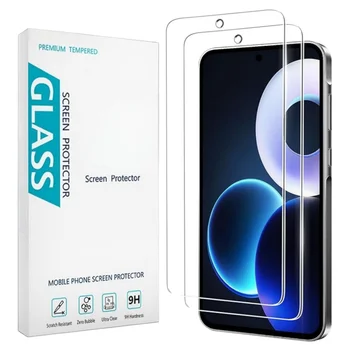 Pellicola protettiva in vetro temperato da 2 pezzi per Samsung Galaxy A57/A37/A17/A56/A36/A16/A55/A35/A15, copertura completa, antigraffio